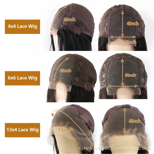 Wholesale Water Wave Raw Remy Glueless Lace Front Natural Color Pre Plucked 360 Deep Curly Lace Closure Frontal Human Hair Wigs
